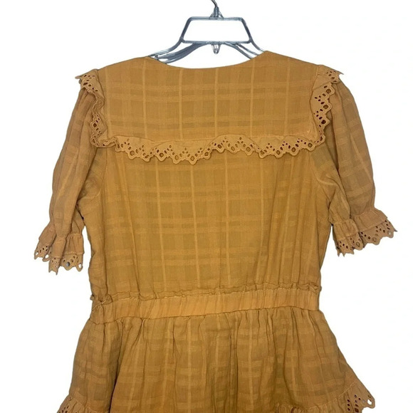 Vici Mustard Mini Dress - Picture 6 of 15